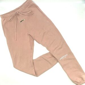 Essentials Fear of God Ladies Warm Loose Light Pink Sweatpants Joggers Size XS